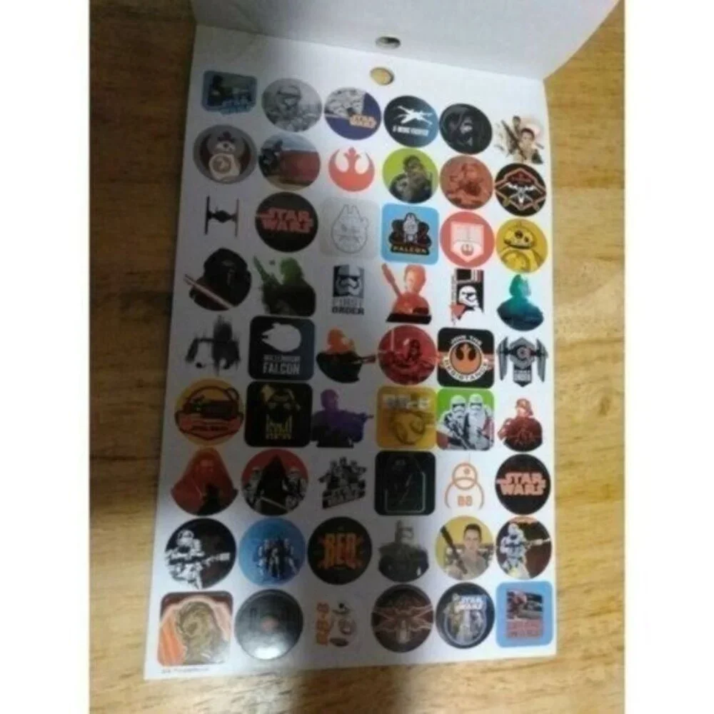 STAR WARS STICKERS-2 BOOKS= 432 STICKERS- NEW